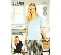 Stylecraft 9358 Knitting Pattern Womens Scoop Neck & Stand Up Neck Tops in Stylecraft Jeanie Aran