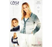 Stylecraft 9562 Knitting Pattern Cosy Chunky Ladies Cardigan Sweater Cowl