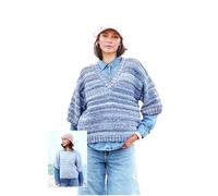 Stylecraft Aran Knitting Pattern - 10089 Ladies Sweaters (2 Designs)