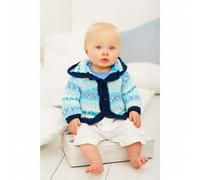 Stylecraft Baby Coat & Jacket Wondersoft Knitting Pattern 9268 DK
