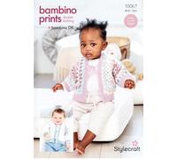 Stylecraft Baby DK Crochet Pattern - 10067 Cardigans (2 Designs)