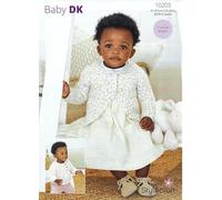 Stylecraft Baby DK Crochet Pattern Pamphlet - 10203 Baby/Toddlers Cardigans (Birth to 5 Years) 2 Crochet Designs