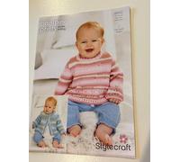 Stylecraft Baby DK Knitting Pattern - 9842 Cardigan & Sweater