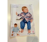 Stylecraft Baby DK Knitting Pattern - 9843 Cardigan & Sweater