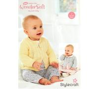 Stylecraft Baby DK Knitting Pattern - 9903 Cardigans (2 Easy Lace Designs)
