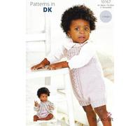 Stylecraft Baby DK Knitting Pattern Pamphlet - 10167 Baby Dungarees & Cardigan (2 Designs)
