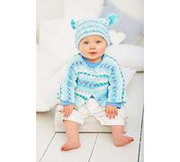 Stylecraft Baby Jacket, Hat & Blanket Wondersoft Knitting Pattern 9270 DK