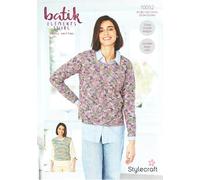 Stylecraft Batik Elements Swirl Crochet Pattern - 10052 Ladies Sweater & Tank Top