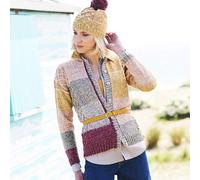 Stylecraft Batik Swirl Double Knitting Pattern 9672 Cardigan, Hat and Wristwarmers - 81/86-122/127cm, 32/34-48/50in, 3 Designs, Includes Larger Sizes