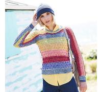 Stylecraft Batik Swirl Double Knitting Pattern 9676 Sweater, Snood and Hat - 81/86-122/127cm, 32/34-48/50in
