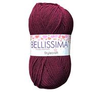 Stylecraft Bellissima DK Crushed Plum (3933) - Yarn - 100% Acrylic - 100g Ball - 293yds/268m