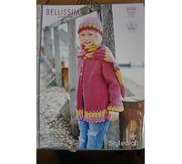 Stylecraft Bellissima Double Knitting Pattern 9706 Cardigan, Scarf and Hat - 3 Designs, 2-11 Years