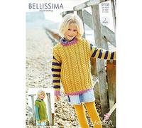 Stylecraft Bellissima Double Knitting Pattern 9708 Sweaters - 2 Designs, 2-11 Years