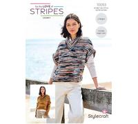Stylecraft Chunky Knitting Pattern - 10093 Ladies Sweater & Tank Top (2 Designs)