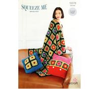 Stylecraft DK Crochet Pattern - 10078 Blanket & Cushions (3 Crochet Designs)