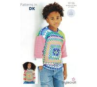 Stylecraft DK Crochet Pattern Pamphlet - 10196 Children's Sweaters (2-11years) 2 Crochet Designs