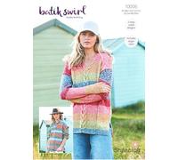 Stylecraft DK Knitting Pattern - 10006 Ladies Sweater & Tank Top