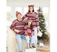 Stylecraft Easy Fair Isle Aran Sweater & Hat Pattern 10072