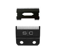 Stylecraft Fade Black Diamond Carbon DLC Blade + Shallow Blade for Clippers, Replacement Blade for Clipper, Original Accessory, Compatible with Gamma+ and Stylecraft