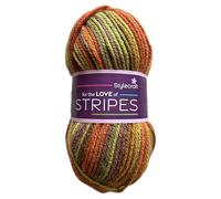 Stylecraft 'for The Love of Stripes' Chunky 100g Yarn (1960 Aperol Spritz)
