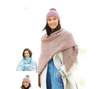 Stylecraft Impressions Aran Knitting Pattern - 10013 Ladies Accessories, Pink