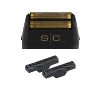 Set of Gold Foil Head and Steel Blades | Original Stylecraft Accessory | Replacement for Stylecraft Instinct Electric Shaver Black