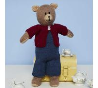 Stylecraft Knitted Bruno The Bear in Double Knitting Pattern 9670 - One Size, Knit Design