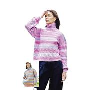 Stylecraft Knitting Pattern 10117 - Ladies Sweaters (2 Designs) in Double Knit Yarn Multicoloured