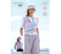 Stylecraft Knitting Pattern 10118 - Ladies Adult Waistcoats (2 Designs) in Stylecraft Chromatic DK Yarn