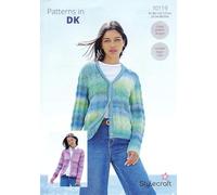 Stylecraft Knitting Pattern - 10119 Ladies Cardigans (2 Designs) in Stylecraft Chromatic DK Yarn.