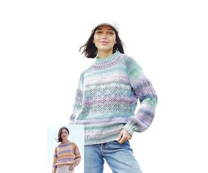 Stylecraft Knitting Pattern 10121 - Ladies Adult Sweaters in Stylecraft Chromatic DK Yarn
