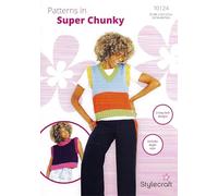 Stylecraft Knitting Pattern 10124 - Ladies Tank Tops (2 Designs) in Super Chunky Yarn