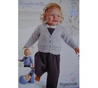 Stylecraft Knitting Pattern 9480-4 Easy Baby Designs in DK Sizes 14-20"