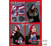 Stylecraft Life and Special Chunky Crochet Pattern 8762