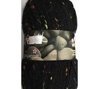 Stylecraft Life dk Black nepp Wool 2498