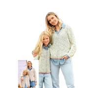 Stylecraft Love You Aran Knitting Pattern - 9970 Sweater & Cardigan in Ladies & Girls Sizes