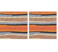 Stylecraft Merry-Go-Round Chunky Knitting Yarn Self Patterning for Knitting and Crochet (3161 Paddington) (Pack of 2)