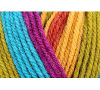 Stylecraft Merry Go Round DK Chrochet Yarn, 100% Acrylic Vibrant Colour Double Knitting Wool for Funky Cardigan Jumper - 100g Ball - Cocktail (3015) - Single GET 1 Ball Free-Total 2 Ball