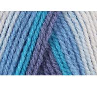 Stylecraft Merry Go Round DK Chrochet Yarn, 100% Acrylic Vibrant Colour Double Knitting Wool for Funky Cardigan Jumper - 100g Ball - Blue/Denim (3122) - Single GET 1 Ball Free-Total 2 Ball