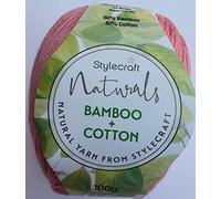 Stylecraft Naturals 60% Bamboo and 40% Cotton 100g DK - 7133 Blush