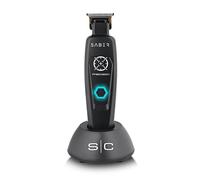 Stylecraft Saber Professional Full Metal Body Digital Brushless Motor Cordless Hair Trimmer (Precision Black)