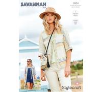 Stylecraft Savannah Aran Kitting Pattern - 9984 Ladies Cardigans