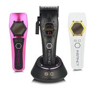 Professional Hair Clipper for Men Stylecraft Instinct Metal Edition by Gamma più | Vector Motor with Intuitive Torque Control | 180 Min Cordless | Adjustable Blade 0 Gap | 3 Covers | Rear Metal Cover