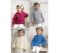 Stylecraft Special Aran Sweaters Knitting Pattern 4175