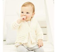 Stylecraft Special for Babies Double Knitting Pattern 9682 Cardigan and Blanket - 41-61cm, 16-24in, Birth to 5 Years, 2 Easy Knit Designs Lemon