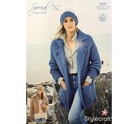 Stylecraft Special XL Super Chunky Pattern Jackets 9591-2 Easy Knit Designs