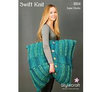 Stylecraft Swift Knit Super Chunky Floor Cushions Knitting Pattern 8804