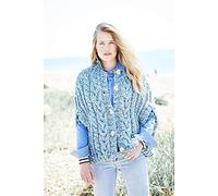 Stylecraft Swift Knit Super Chunky Pattern 9722 - Cape Jacket and Sweater, 2 Designs, Includes Larger Sizes