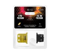 StyleCraft Trimmer Blade Set Gold XPro PRECISION Blade+THE ONE Deep Tooth Cutter in Black/Gold