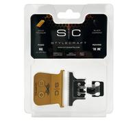 Stylecraft X-PRO Wide Blade in Gold Titanium + The ONE Blade for Hair Clippers, Replacement Blade for Trimmer, Original Accessory, Compatible with Gamma+ and Stylecraft